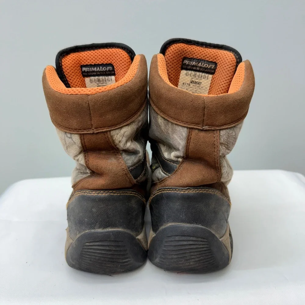 Rocky 8 Outdoor GTX 400g Camo Hunting Work Boots Mens 12 Brown 4776 Waterproof